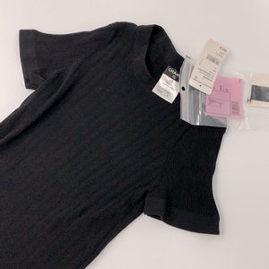 Chanel knit black top size 34